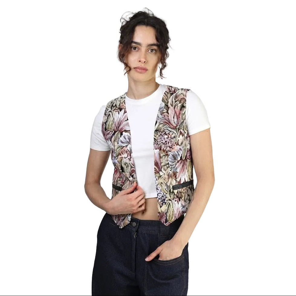 Chaleco, Tapicería, Floral