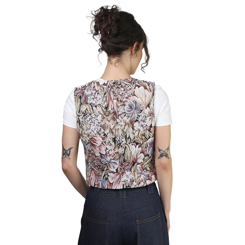 Chaleco, Tapicería, Floral